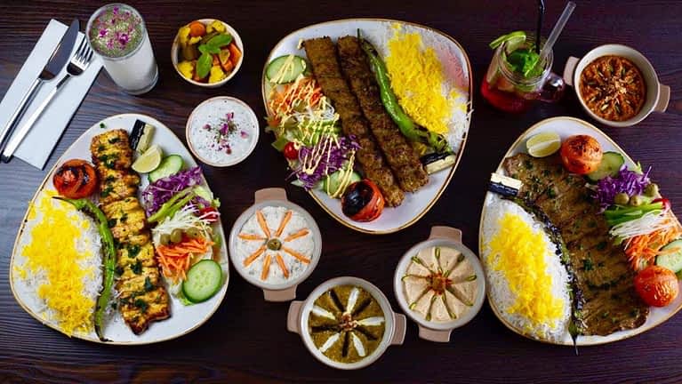 Persian restaurants and cafes